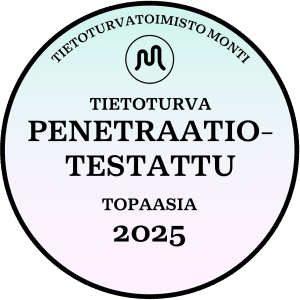 Tietoturva Penetraatio-testattu Topaasia 2025