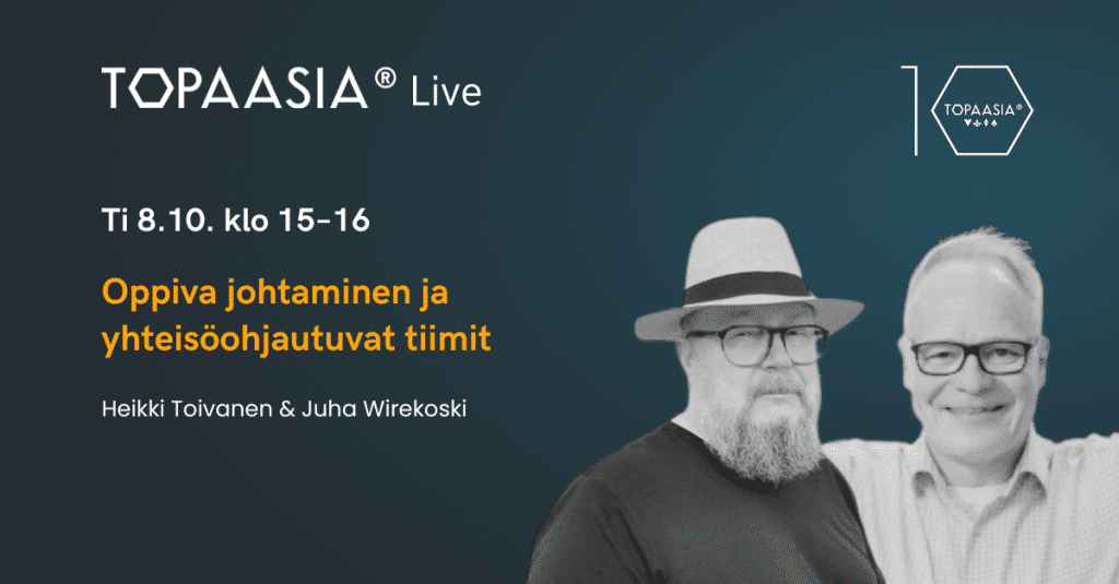 Topaasia Live - Oppiva johtaminen