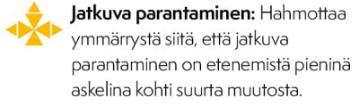 Jatkuva parantaminen lean topaasia
