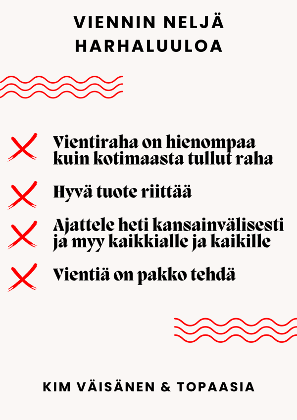 viennin nelja harhaluuloa