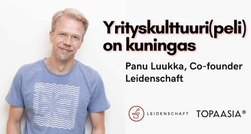 yrityskulttuuripeli panu luukka