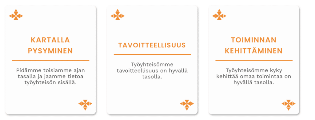 topaasia esimerkkikortteja henkilostokeskustelu