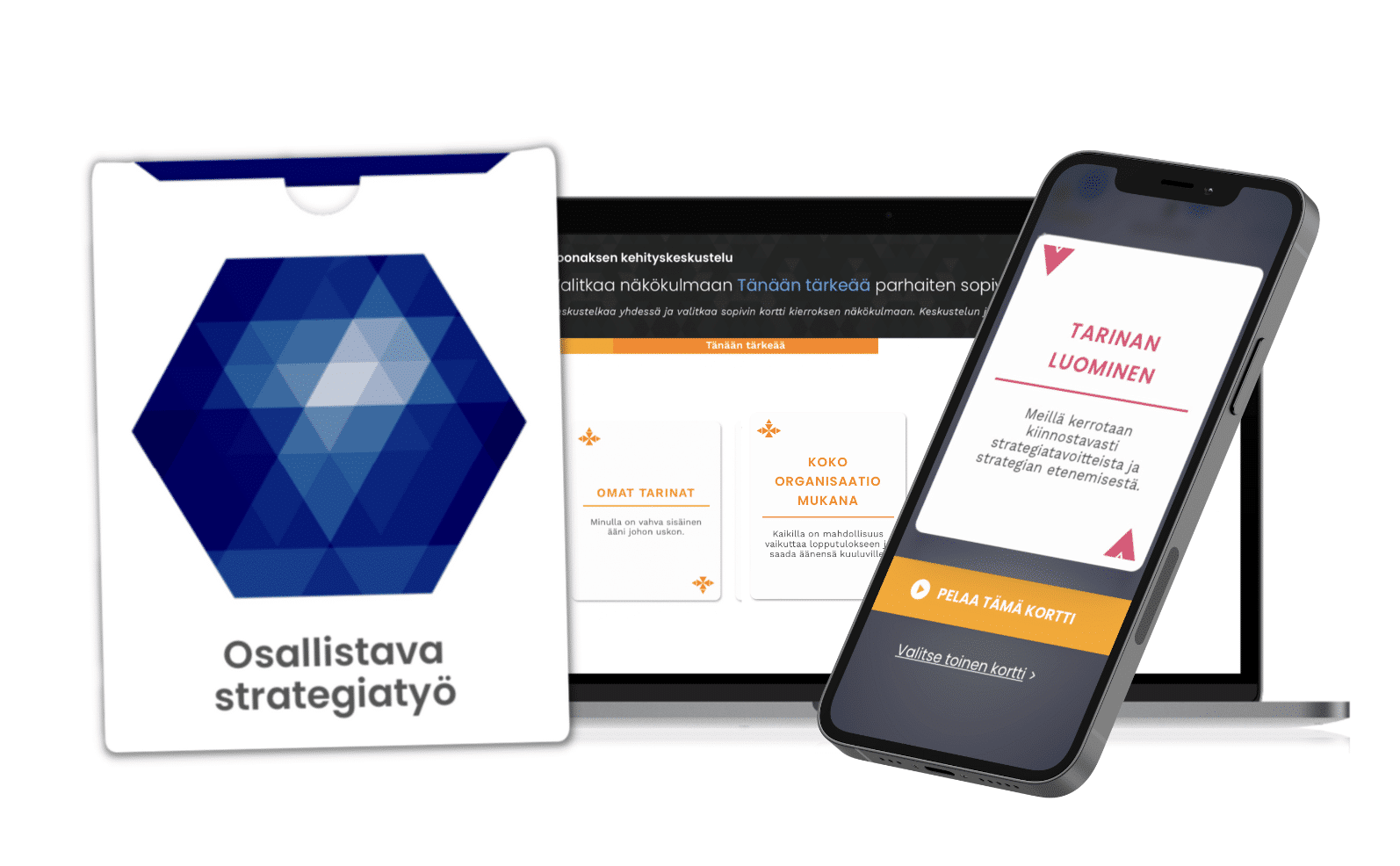 digitaalinen osallistava strategiatyo peli
